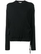 Helmut Lang Ribbed Jumper, Women's, Size: Medium, Black, Wool