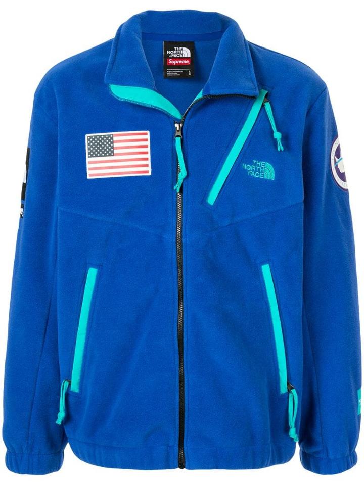Supreme Tnf Expedition Fleece Jacket - Blue
