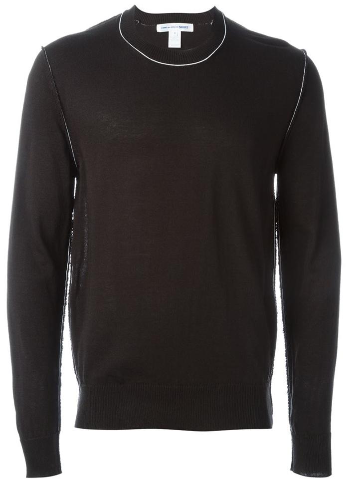 Comme Des Garçons Shirt Crew Neck Jumper