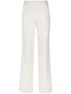 Isolda - Straight Leg Trousers - Women - Cotton/linen/flax/viscose - 40, Beige, Cotton/linen/flax/viscose