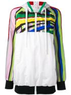 No Ka' Oi - U'i Hooded Sports Jacket - Women - Nylon/polyester/spandex/elastane - M, White