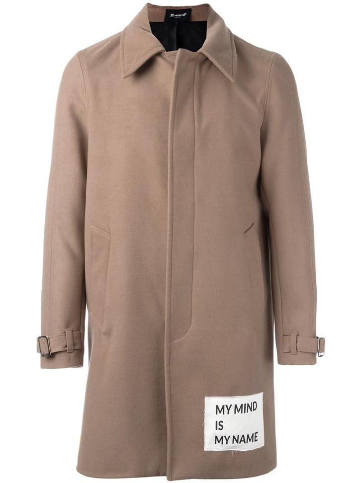 Numero00 My Mind Patch Coat, Men's, Size: Small, Nude/neutrals, Cotton/spandex/elastane/polyester/spandex/elastane