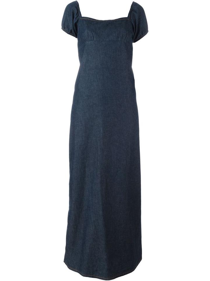 Walter Van Beirendonck Vintage Long Denim Dress