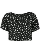 Dolce & Gabbana Polka-dot Blouse, Women's, Size: 38, Black, Silk