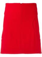 Courrèges Curved Pocket Skirt - Red