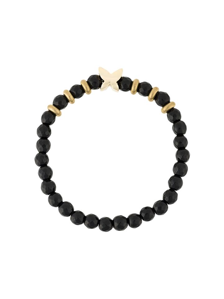 Fefè Beaded Bracelet - Black