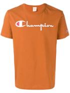 Champion Logo Print T-shirt - Yellow