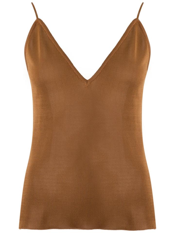 Gig - Knitted Top - Women - Viscose - P, Brown, Viscose