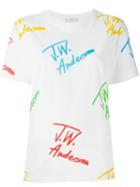 J.w.anderson Signature Print T-shirt