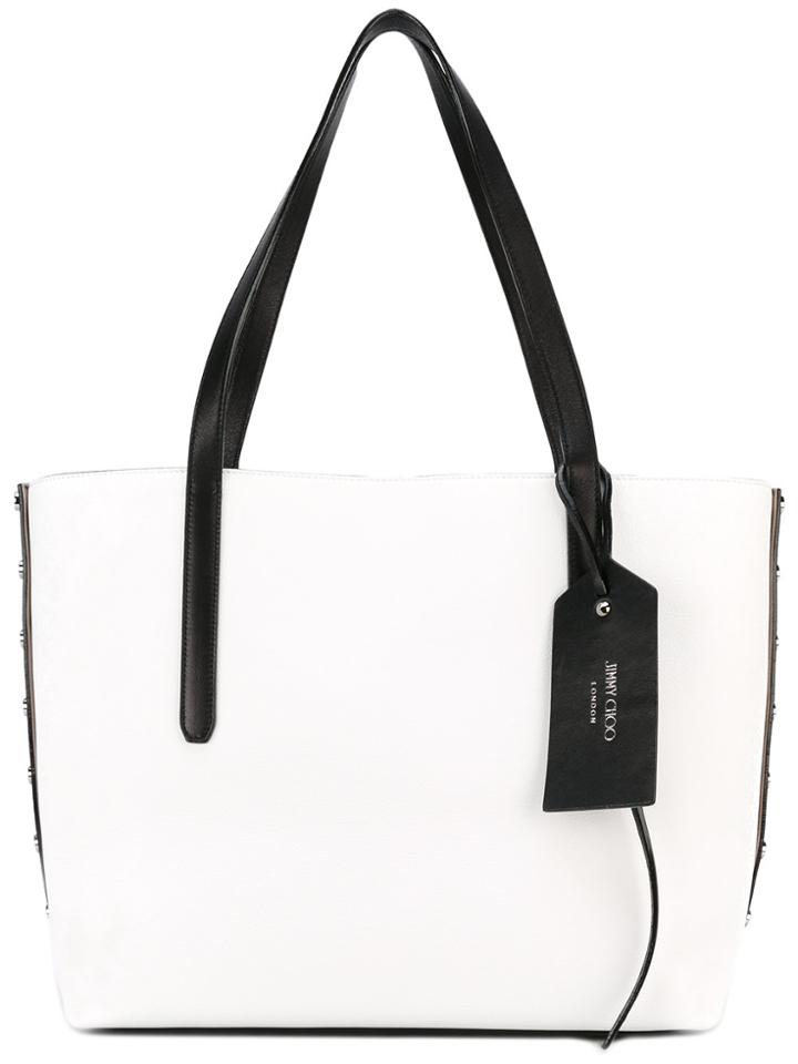 Jimmy Choo 'twist East West' Tote - White