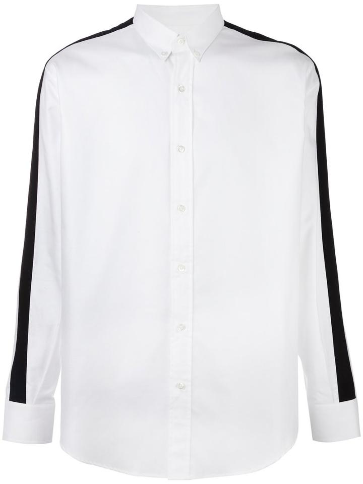 Ami Alexandre Mattiussi Button Down Shirt, Men's, Size: 42, White, Cotton