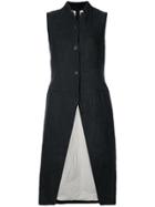 Forme D'expression Long Single-breasted Gilet - Black