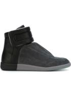 Maison Margiela Future Hi-top Sneakers, Men's, Size: 40, Black, Calf Leather/rubber/leather