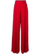 L'autre Chose Classic Palazzo Trousers - Red
