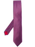 Brioni Printed Tie - Pink & Purple