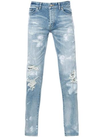 Hl Heddie Lovu Distressed Skinny Jeans - Blue