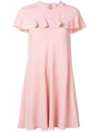 Red Valentino Ruffle Trimmed Dress - Pink
