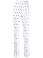 Saks Potts Sp Logo Slim-fit Trousers - White