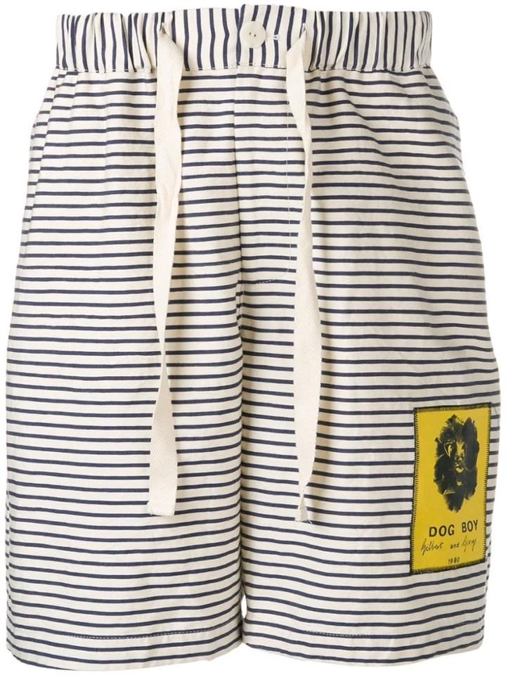 Jw Anderson Gilbert & George Patch Shorts - Black