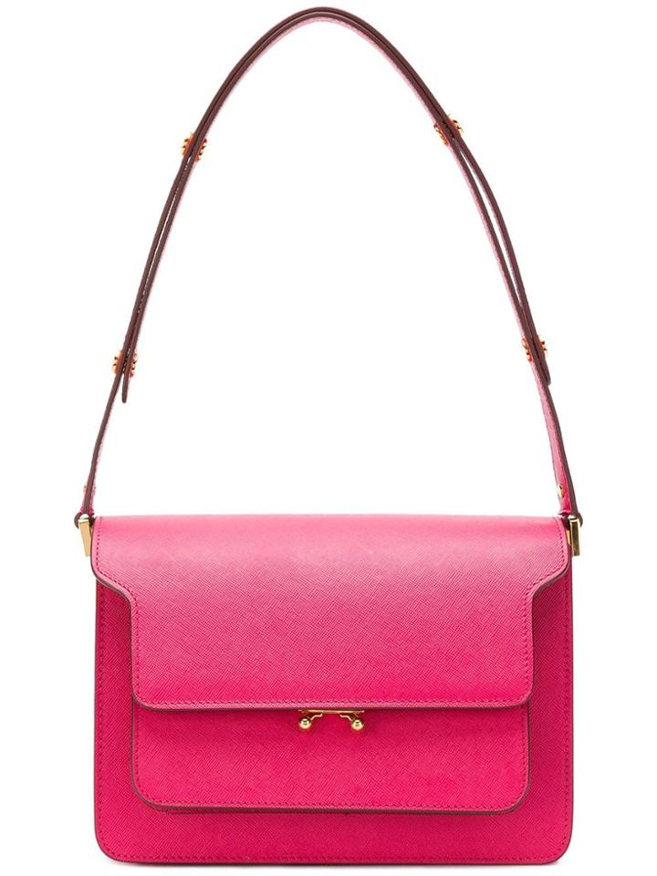 Marni Accordion Shoulder Bag - Pink & Purple