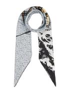 Burberry Ship Print Square Scarf - Blue