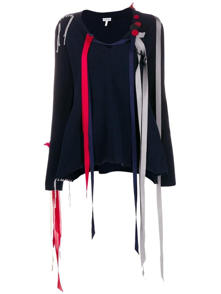 Loewe Fringe Details Jumper - Blue