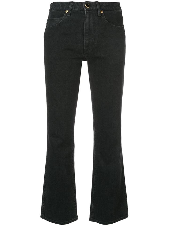 Khaite The Vivian Jeans - Black