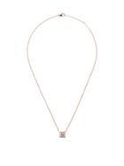 De Beers 18kt Rose Gold Enchanted Lotus Diamond Pendant Necklace -