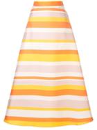 Taller Marmo Striped A-line Skirt - Multicolour