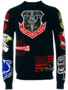 Philipp Plein 'frostproof' Jumper, Men's, Size: Medium, Black, Polyester/viscose/merino
