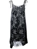 Antonio Marras Embellished Lace Overlay Shift Dress