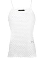 Federica Tosi Netting Tank - White