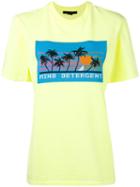 'mind Detergent' Short Sleeve T-shirt - Women - Cotton/polyester - Xs, Yellow/orange, Cotton/polyester, Alexander Wang