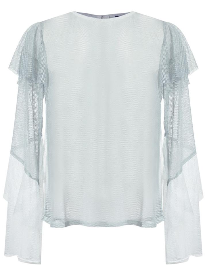 Lilly Sarti Tulle Blouse, Women's, Size: 40, Acetate/polyimide