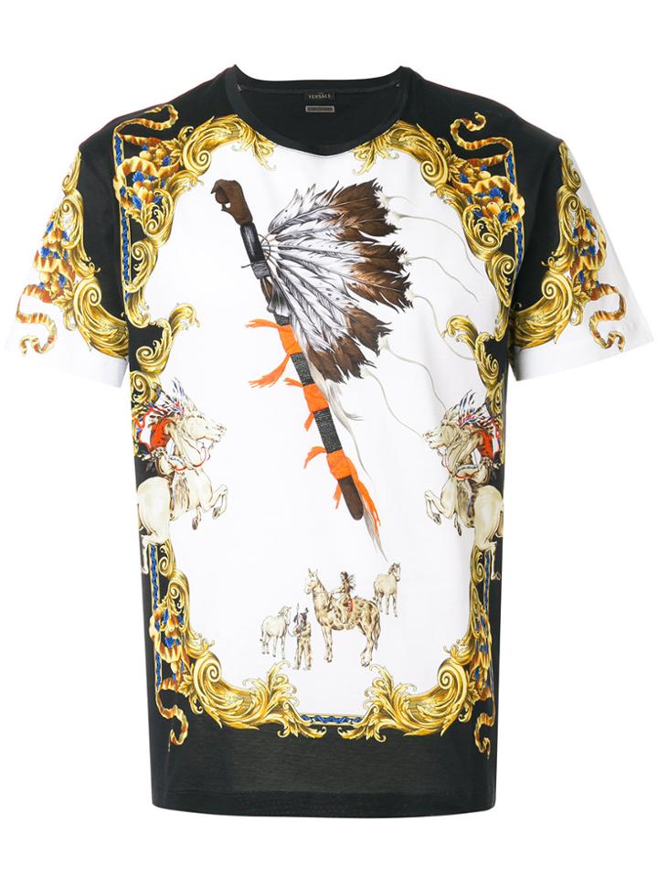 Versace Native American Tribute T-shirt - Multicolour