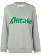 Alberta Ferretti Alitalia Sweatshirt - Grey