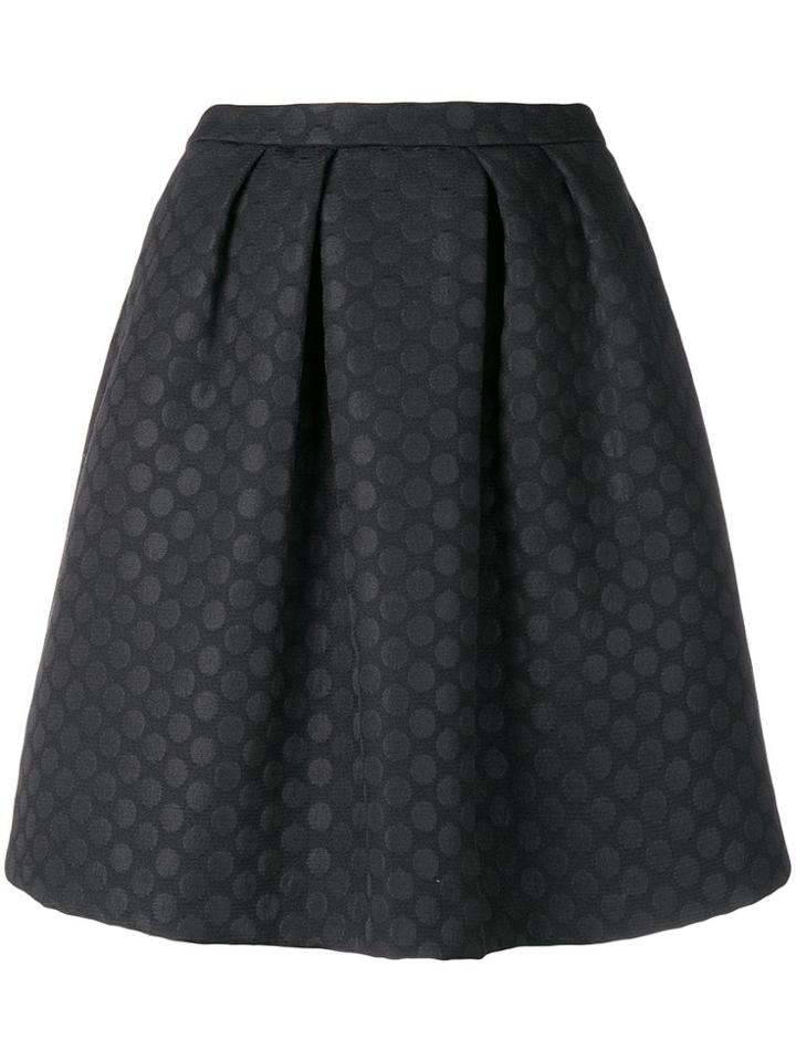Ps By Paul Smith Dotted A-line Skirt - Black