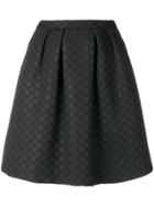 Ps By Paul Smith Dotted A-line Skirt - Black