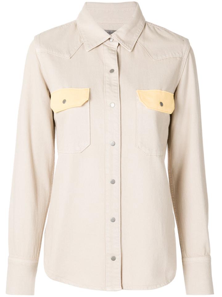 Ck Jeans Chest Pockets Shirt - Nude & Neutrals