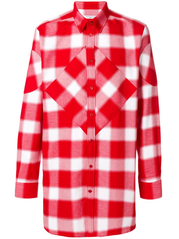 Givenchy Checked Oversized Shirt - Multicolour