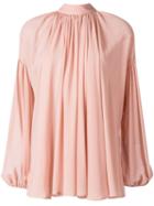 Stella Mccartney Long-sleeve Flared Blouse - Pink