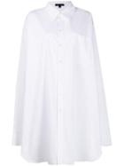 Ann Demeulemeester Oversized Midi Shirt - White