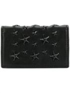 Jimmy Choo Star Studded Flap Purse - Black