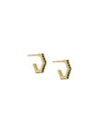 Rachel Jackson 'hexagon' Earrings, Women's, Metallic
