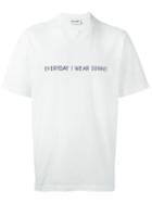 Sunnei 'everyday I Wear Sunnei' T-shirt, Men's, Size: Xl, White, Cotton