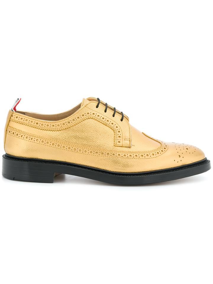 Thom Browne Classic Longwing Brogue With Leather Sole In Seasonal