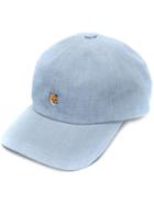 Maison Kitsuné Fox Embroided Cap - Blue