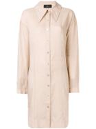 Joseph Pointed Collar Shirtdress - Nude & Neutrals