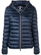 Save The Duck Hooded Puffer Jacket - Blue