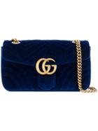 Gucci Gg Marmont Shoulder Bag - Blue